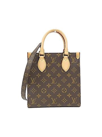 Louis Vuitton Marron Coated Canvas Handbag (view 1)