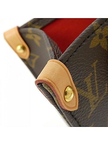 Louis Vuitton Marron Coated Canvas Handbag (view 2)
