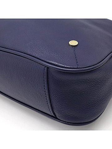 FURLA Navy Leather Shoulder Bag (view 2)