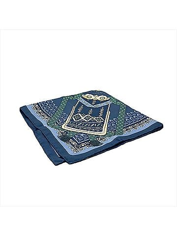 Hermès Blue Silk Scarf (view 2)