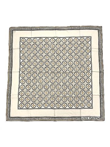 Louis Vuitton Monogram Beige Silk Scarf (view 1)