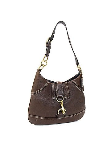 Coach Brown Leather Shoulder Bag (view 1)