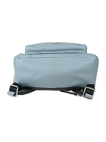 Coach Light Blue Leather Backpack (view 2)