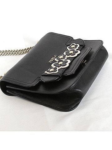 FURLA Black Leather Shoulder Bag (view 2)