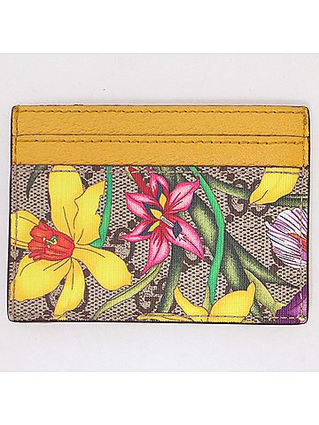 Gucci Yellow Leather Card Case (view 2)