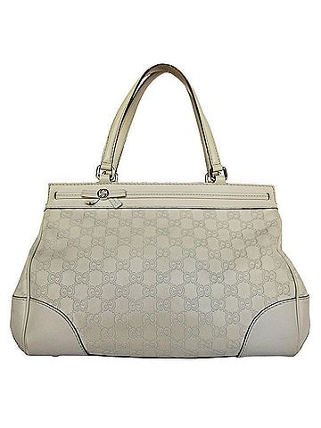 Gucci Light Beige Leather Handbag (view 1)