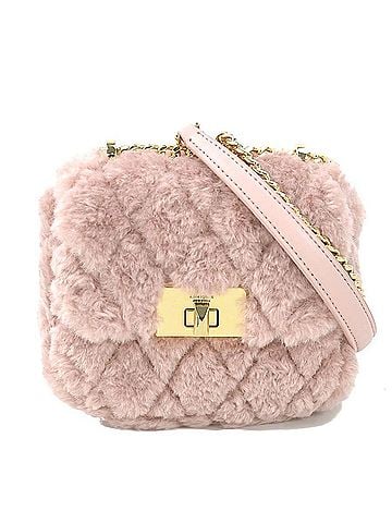Kate Spade New York Pink Fur Shoulder Bag (view 1)