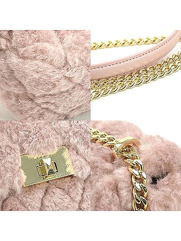 Kate Spade New York Pink Fur Shoulder Bag (view 2)