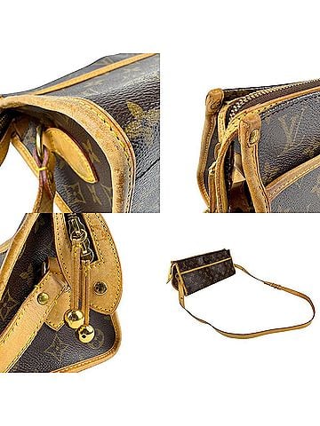 Louis Vuitton Brown Monogram Shoulder Bag (view 2)