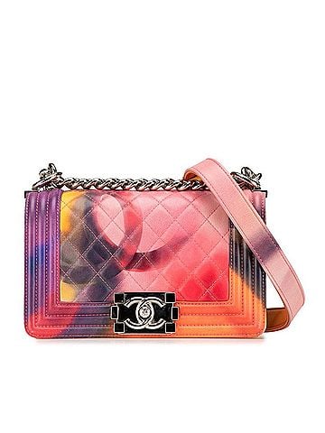 Chanel Multi-Color Pink Leather Handbag Shoulder Bag (view 1)
