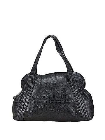 Chanel Black Leather Handbag (view 1)