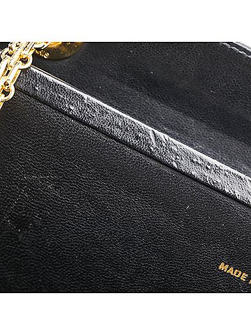 Chanel Matelasse Black Leather Shoulder Bag (view 2)
