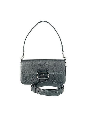 Coach Black Leather Clutch Bag Handbag Shoulder Bag (view 1)