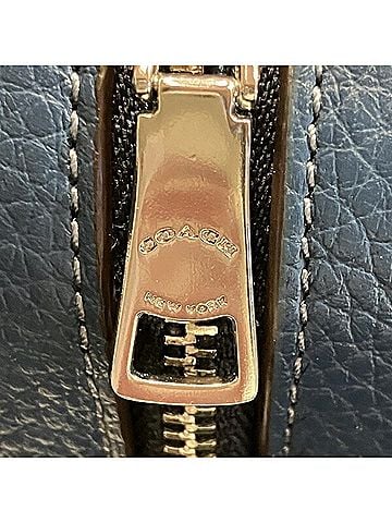 Coach Blue Multi-Color Leather Pouch (view 2)