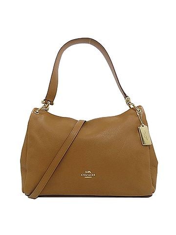 Coach Brown Leather Shoulder Bag (view 1)
