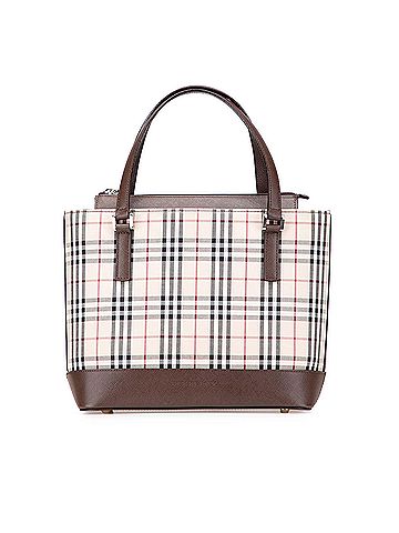 Burberry House Check Canvas Tote (view 1)