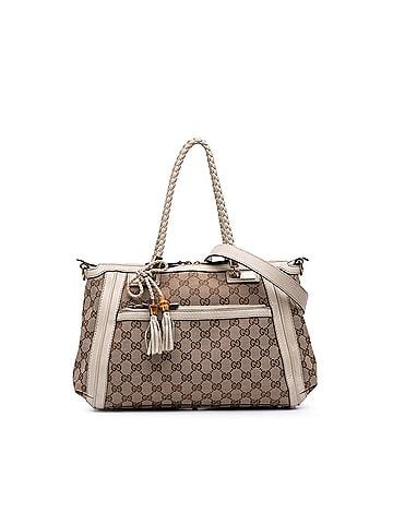 Gucci GG Canvas Bella Satchel (view 1)