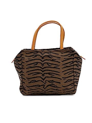 Fendi Zebra Print Canvas Handbag (view 1)