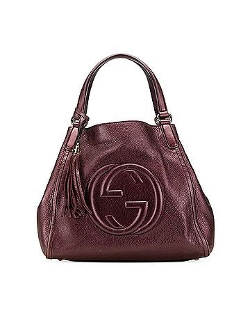 Gucci Medium Leather Soho Cellarius Tote (view 1)