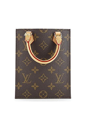 Louis Vuitton Petit Sac Plat Bag Monogram Canvas (view 1)