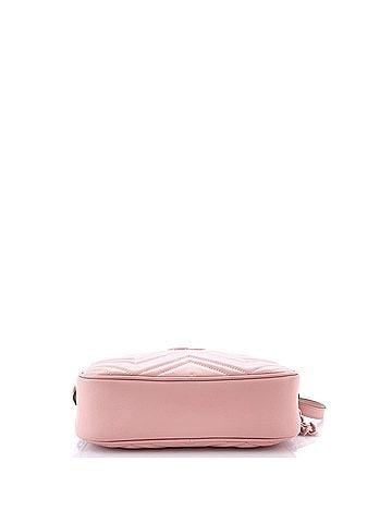 Gucci GG Marmont Monochrome Shoulder Bag Matelasse Leather Small (view 2)