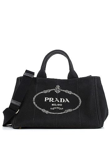 Prada Canapa Convertible Tote Canvas Medium (view 1)