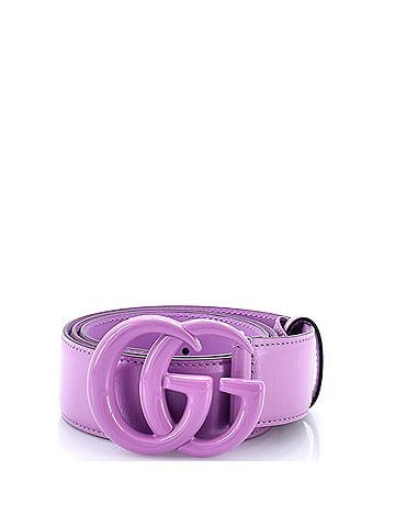 Gucci GG Marmont Monochrome Belt Leather with Enamel Wide (view 1)