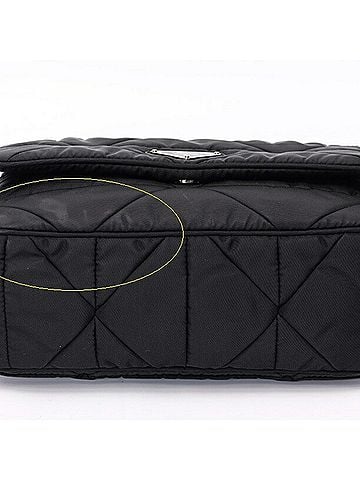 Prada Black Nylon Shoulder Bag (view 2)