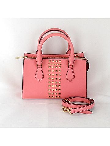 Michael Kors Pink Leather Shoulder Bag (view 1)