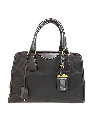 Prada Black Nylon Handbag (view 1)