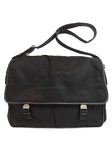 Prada Black Nylon Shoulder Bag (view 1)