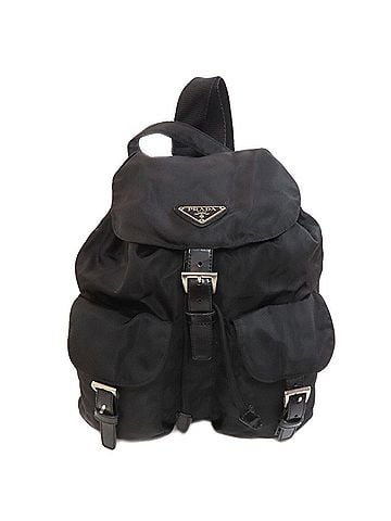 Prada Black Nylon Backpack (view 1)