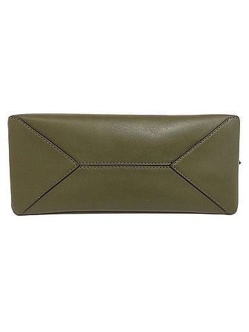 Michael Kors Khaki Leather Handbag (view 2)