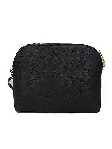 Michael Kors Black Leather Shoulder Bag (view 2)