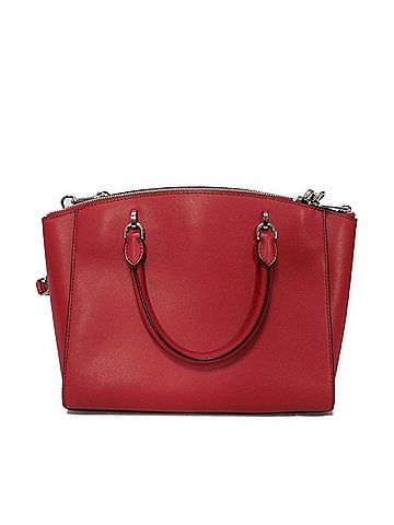 Michael Kors Red Color Leather Handbag Shoulder Bag (view 2)