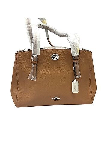 Coach Brown Leather Handbag (view 1)