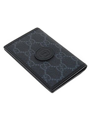 Gucci Black Gg Supreme Leather Card Case (view 2)