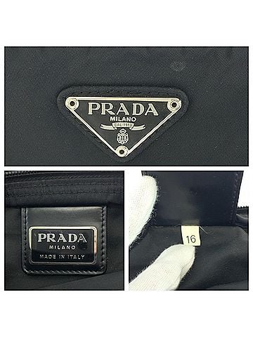 Prada Black Nylon Shoulder Bag (view 2)