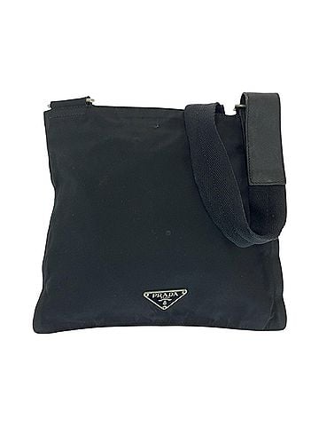 Prada Black Nylon Shoulder Bag (view 1)