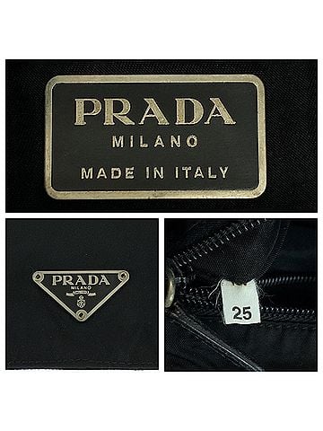 Prada Black Nylon Shoulder Bag (view 2)