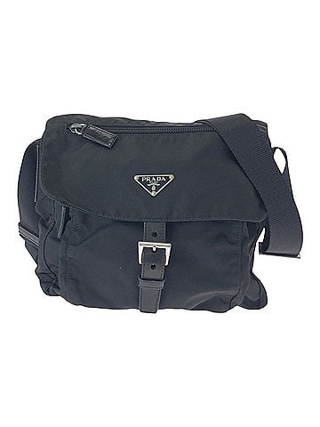 Prada Black Nylon Shoulder Bag (view 1)