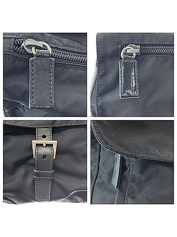 Prada Black Nylon Shoulder Bag (view 2)