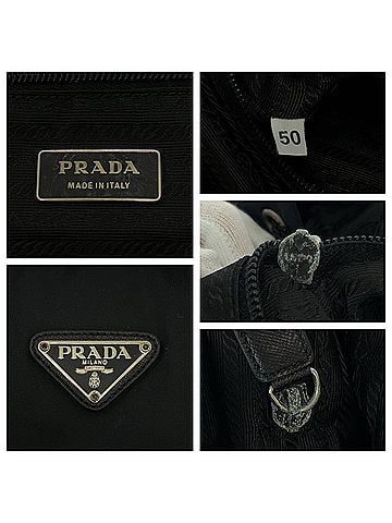 Prada Black Nylon Backpack (view 2)