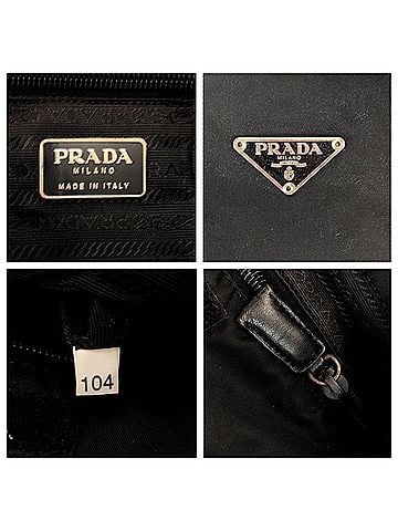 Prada Black Nylon Shoulder Bag (view 2)