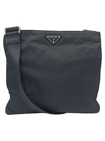 Prada Black Nylon Shoulder Bag (view 1)