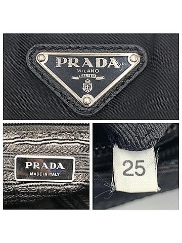 Prada Black Nylon Shoulder Bag (view 2)
