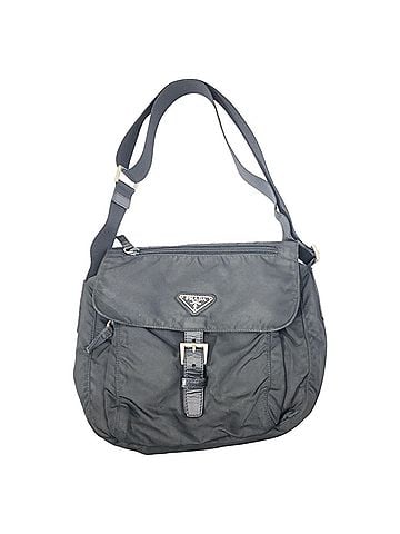 Prada Black Nylon Shoulder Bag (view 1)