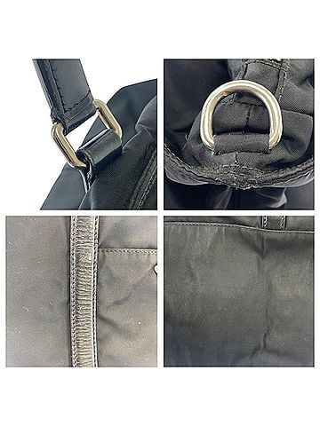 Prada Black Nylon Shoulder Bag Tote Bag (view 2)
