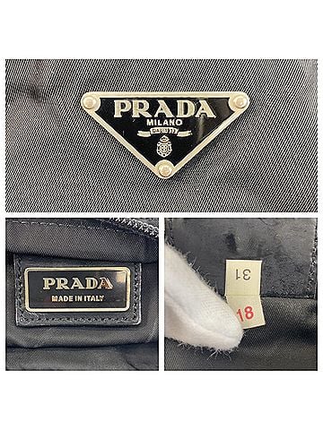 Prada Black Nylon Pochette Shoulder Bag (view 2)