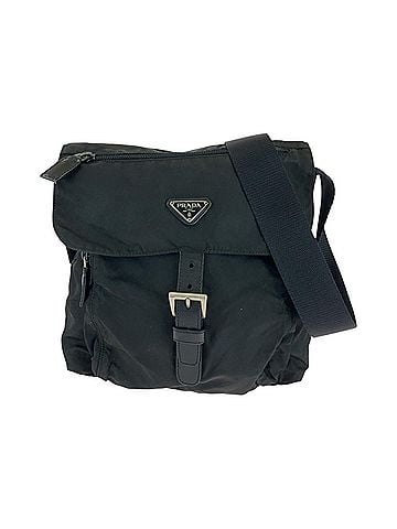 Prada Black Nylon Shoulder Bag (view 1)